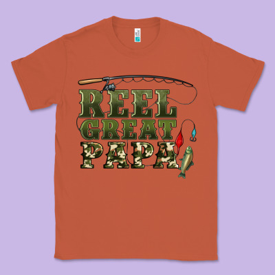 Reel Great Papa Classic Tee Designed By Artiststas