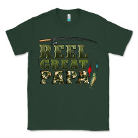 Sports Green reel great papa Classic Tee - Artiststas