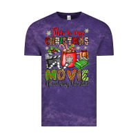 Cloud Purple this is my christmas movie watching blanket Vintage Tee - OliviaCreatesArt