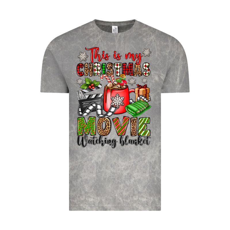 This Is My Christmas Movie Watching Blanket Vintage Tee by OliviaCreatesArt | Teevron