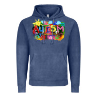Vintage Denim Autism accept understand love Vintage Hoodie - FaDigitalArtStudio