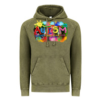 Vintage Olive Autism accept understand love Vintage Hoodie - FaDigitalArtStudio