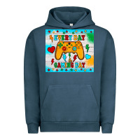 Pigment Midnight Navy every day is gaming day Urban Hoodie - JahusDesignShop