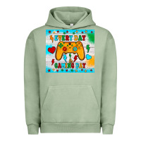 Pigment Oil Green every day is gaming day Urban Hoodie - JahusDesignShop