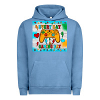 Pigment Pebble Blue every day is gaming day Urban Hoodie - JahusDesignShop