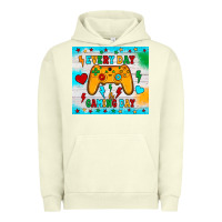 Pigment Pistachio every day is gaming day Urban Hoodie - JahusDesignShop