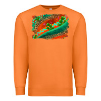 Carrot westerb aztec and leopard background Premium Sweatshirt - AdoDesignShop