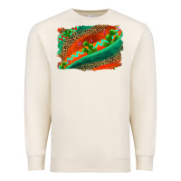 Sandshell westerb aztec and leopard background Premium Sweatshirt - AdoDesignShop