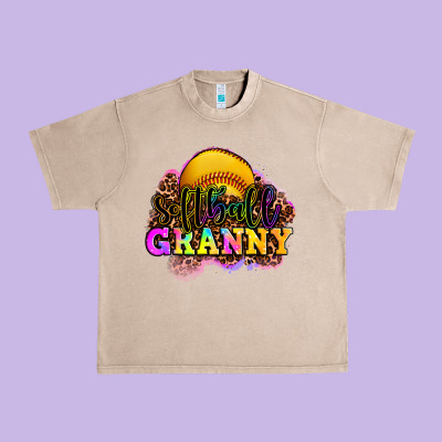 Softball Granny Urban Heavy Tee Designed By Oliviacreatesart