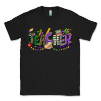 Black teacher mardi gras Classic Tee - CowGirlArtShop