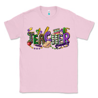 Bubblegum Pink teacher mardi gras Classic Tee - CowGirlArtShop