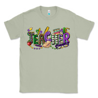 Matcha teacher mardi gras Classic Tee - CowGirlArtShop