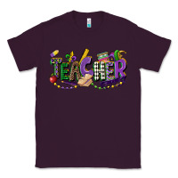 Plum teacher mardi gras Classic Tee - CowGirlArtShop