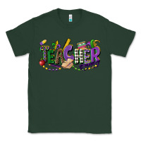 Sports Green teacher mardi gras Classic Tee - CowGirlArtShop
