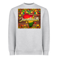Heather Grey Juneteenth Heavyweight Sweatshirt - BarkalooDesign