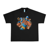 Black Football afro girl sneakers Urban Heavy Tee - RanaPortraitStore