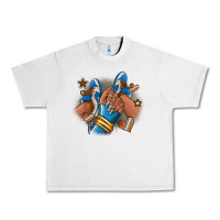 Lunar Rock Football afro girl sneakers Urban Heavy Tee - RanaPortraitStore
