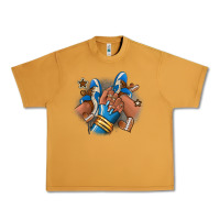 Peanut Butter Football afro girl sneakers Urban Heavy Tee - RanaPortraitStore