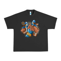 Pigment Black Football afro girl sneakers Urban Heavy Tee - RanaPortraitStore