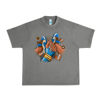 Tornado Football afro girl sneakers Urban Heavy Tee - RanaPortraitStore