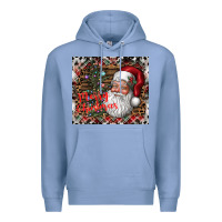 Colony Blue merry Christmas Premium Hoodie - CowhideDigitalArt