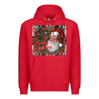Red merry Christmas Premium Hoodie - CowhideDigitalArt