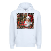 White merry Christmas Premium Hoodie - CowhideDigitalArt