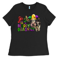 Black its moody gras yall Ladies Tee - CowGirlArtShop