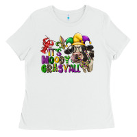 White its moody gras yall Ladies Tee - CowGirlArtShop