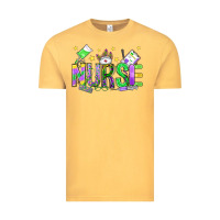 Vintage Mustard mardi gras nurse Vintage Tee - OliviaCreatesArt