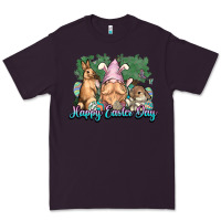 Plum Gnome bunny Happy Easter Day Premium Tee - HowdyJamesFarm
