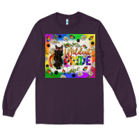 Plum Wildcat Pride LGBTQ Tumbler Long Sleeve Tee - BundleAndBundleShop