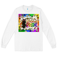 White Wildcat Pride LGBTQ Tumbler Long Sleeve Tee - BundleAndBundleShop