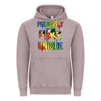 Vintage Zinc Perfectly unique Autism Awareness Day Vintage Hoodie - FaDigitalArtStudio