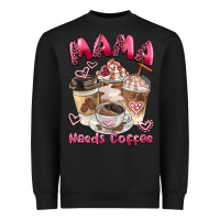 Black mama needs coffee Heavyweight Sweatshirt - BarkalooDesign