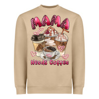 Mushroom mama needs coffee Heavyweight Sweatshirt - BarkalooDesign