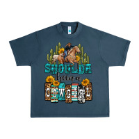 Midnight Navy shoulda been a cowgirl Urban Heavy Tee - OliviaCreatesArt