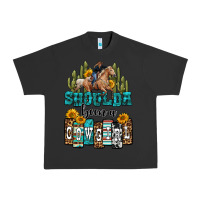 Pigment Black shoulda been a cowgirl Urban Heavy Tee - OliviaCreatesArt