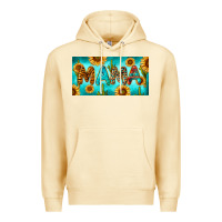 Pina Colada western mama with sunflowers and cactus Premium Hoodie - RanaPortraitStore