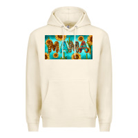 Tofu western mama with sunflowers and cactus Premium Hoodie - RanaPortraitStore