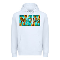 White western mama with sunflowers and cactus Premium Hoodie - RanaPortraitStore