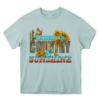 Arona Raised on Country and Sunshine Heavy Core Tee - texasbilliewilder
