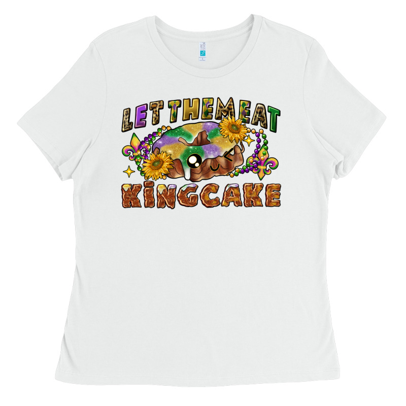Let Them Eat King Cake Ladies Tee by CowGirlArtShop | Teevron