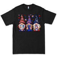 Black USA gnomies 4th of july Premium Tee - HowdyJamesFarm