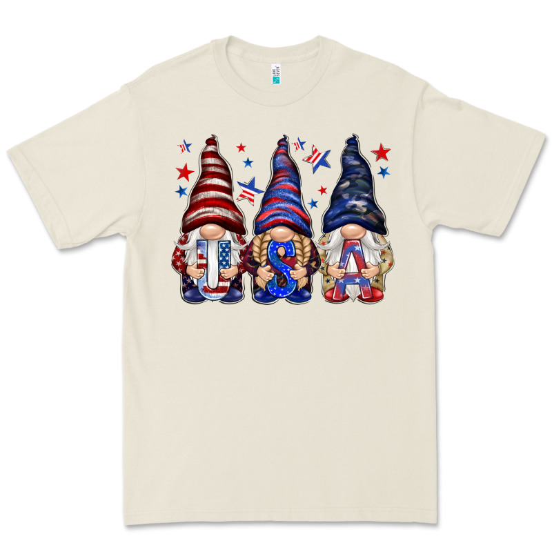 Usa Gnomies 4th Of July Premium Tee by HowdyJamesFarm | Teevron