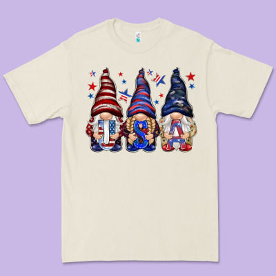 Usa Gnomies 4th Of July Premium Tee Designed By Howdyjamesfarm