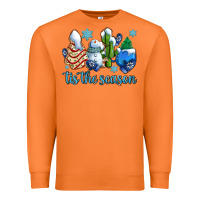 Carrot tis the season christmas tree  cake winter and snowman Premium Sweatshirt - AdoDesignShop