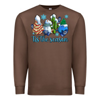 Chestnut tis the season christmas tree  cake winter and snowman Premium Sweatshirt - AdoDesignShop
