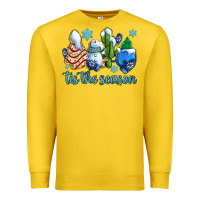 Lemon tis the season christmas tree  cake winter and snowman Premium Sweatshirt - AdoDesignShop