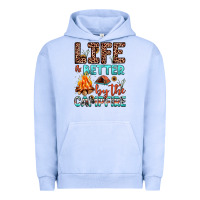 Pigment Grape Ice life is better by the campfire Urban Hoodie - JahusDesignShop